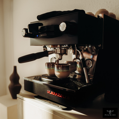 Kaffeetassen Set Illusion - 4 x 120 ml Espressotassen aus Steingut