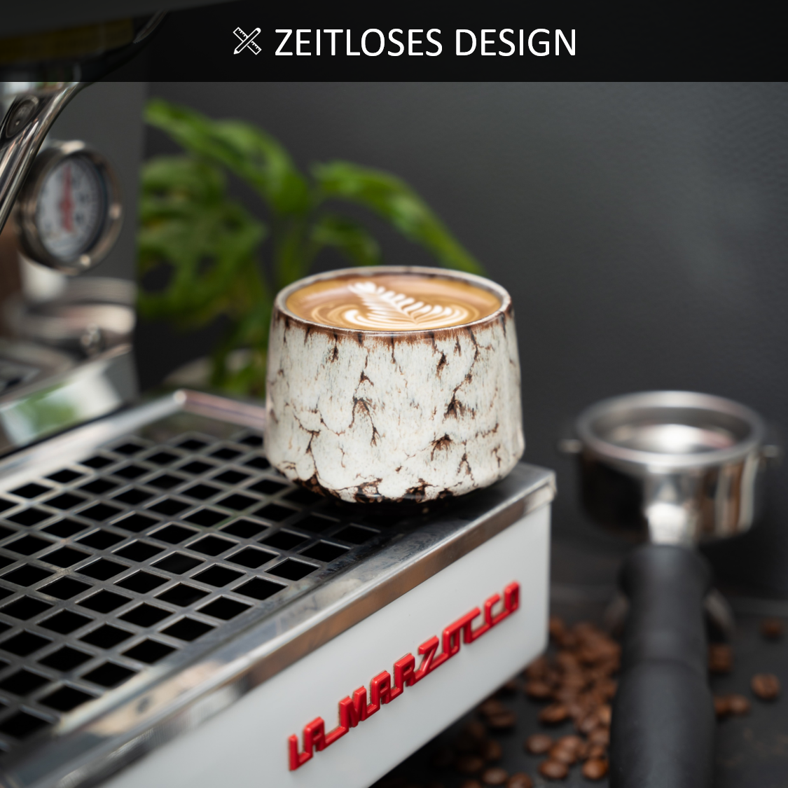 Steinguttassen für Espresso und Tee 