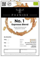 PHENIOX Espresso Probierpaket – zwei Blends, ein Genussversprechen
