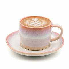 PHENIOX Calma Fundao: Cappuccinotasse mit Untersetzer