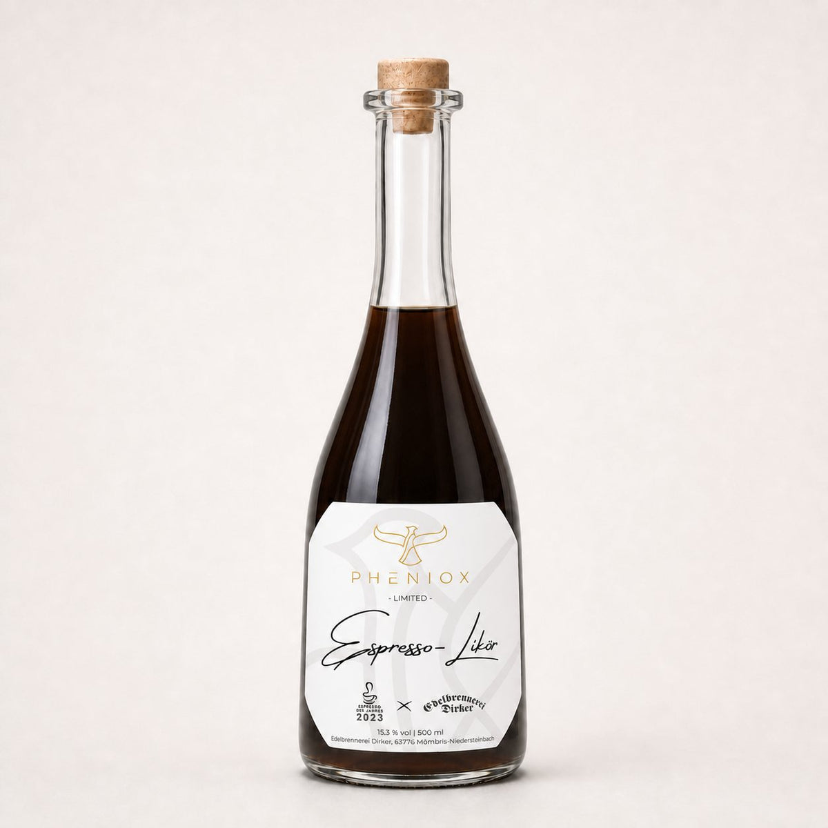 PHENIOX Espresso-Likör – 500 ml